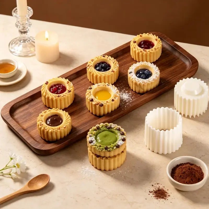 🍪✨ Easy-Press Pastry & Cookie Mold – Perfect Shapes in Seconds