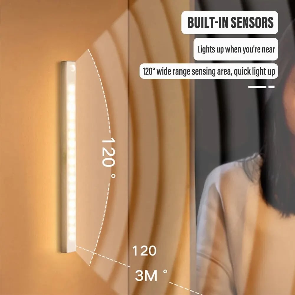 🔥Last Day 50% OFF💡Punch-free Smart Sensor Magnetic Rechargeable LED Lights