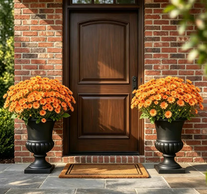💥Last Day 70% OFF🌼Welcome autumn- Artificial Outdoor Sunset Mums Flowers - UV resistant, Waterproof, Windproof