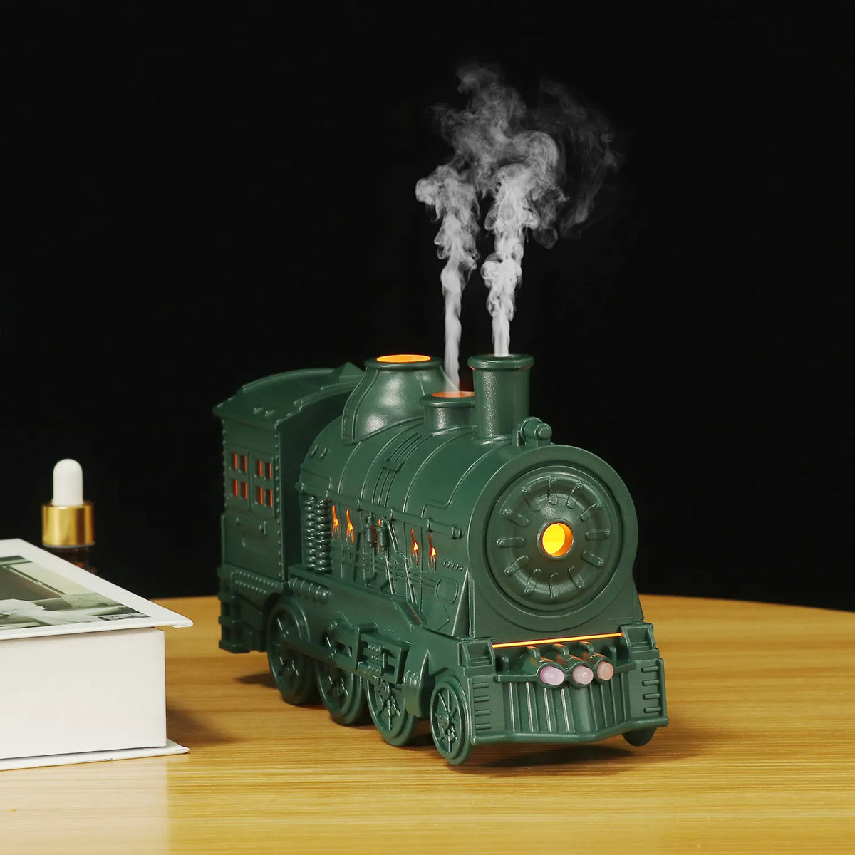 🔥Hot Sale 46% OFF🚂Retro Train Essential Oil Diffuser Humidifier