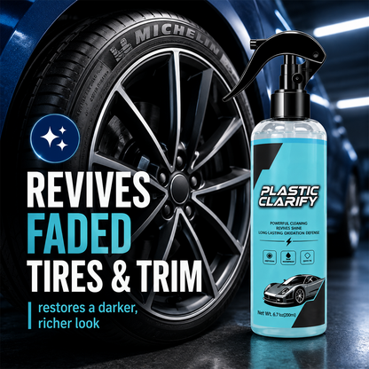 Car Plastic Trim Restorer Spray for Faded Surfaces🔥