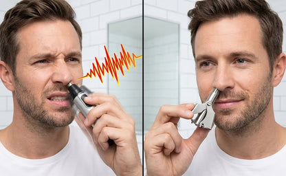 Manual Stainless Steel Nose Hair Trimmer