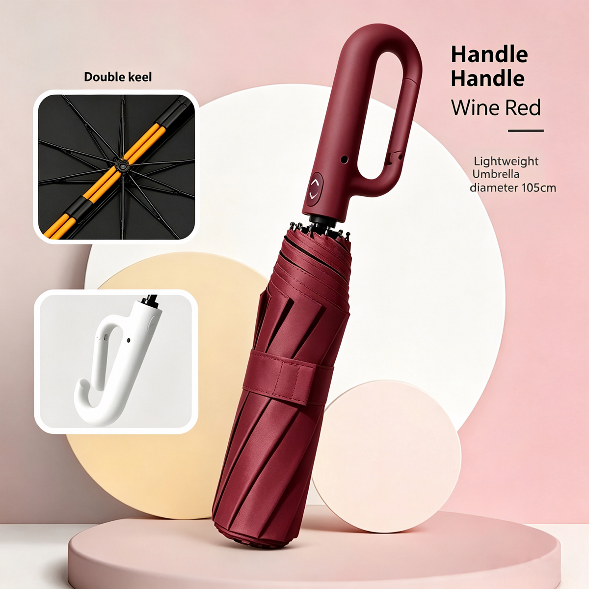 ☔Automatic Folding Umbrella – Windproof, Waterproof & Compact