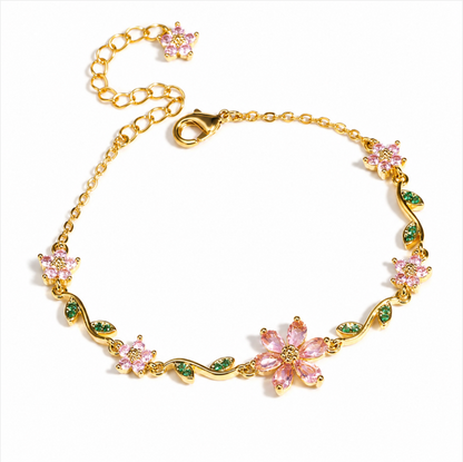 Blooming Sakura Bracelet 🌸Wear a Garden of Elegance on Your Wrist