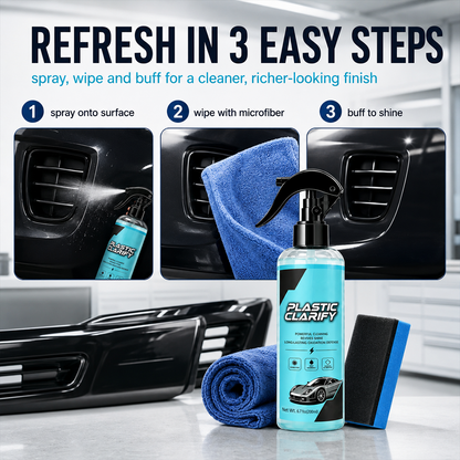 Car Plastic Trim Restorer Spray for Faded Surfaces🔥