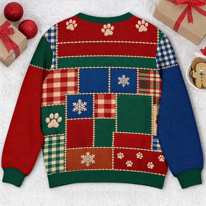 Custom Ugly Sweatshirt - Personalized Christmas Birthday Gifts For Dog Cat Lovers, Dog Dad And Mom, Cat Owners - Best Friend In Winter