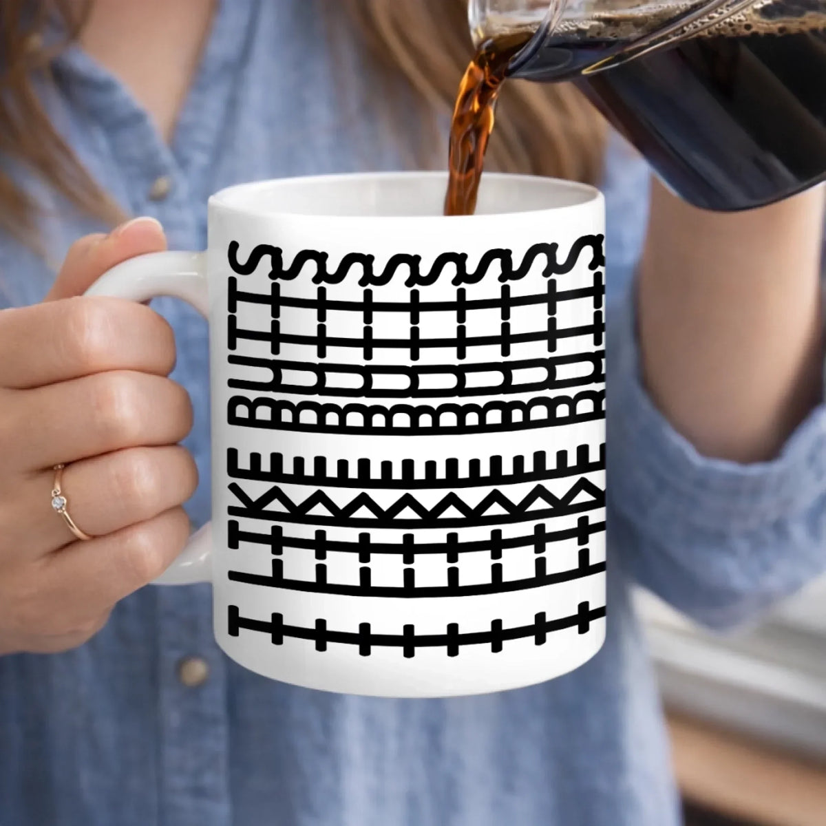 Hidden Message Mug - Funny Christmas Gift For Him, Coworkers, Boss, White Elephant Gift - Holiday Shenanigans Begin