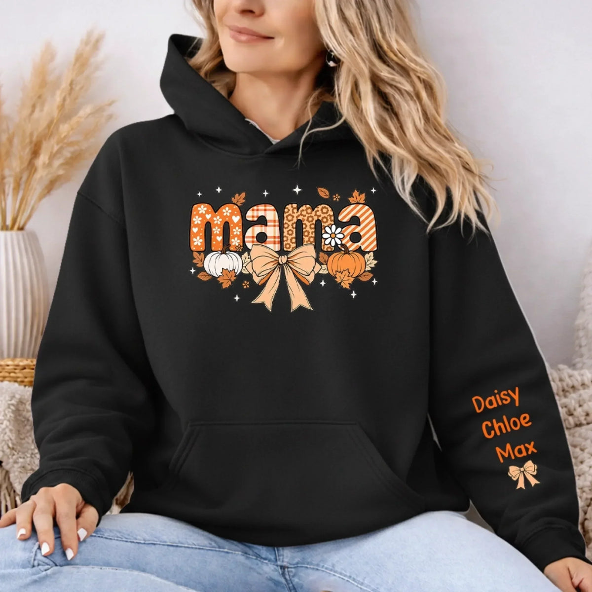 Custom Unisex Sweater, Hoodie - Personalized Birthday Gifts For Mom, Grandma - Gather With Gratitude