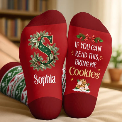 Custom Crew Socks - Personalized Christmas Birthday Gifts For Mom, Dad, Brother, Sister - Home Feels Extra Cozy