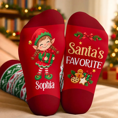 Custom Crew Socks - Personalized Christmas Birthday Gifts For Mom, Dad, Brother, Sister - Bringing Joy Everywhere