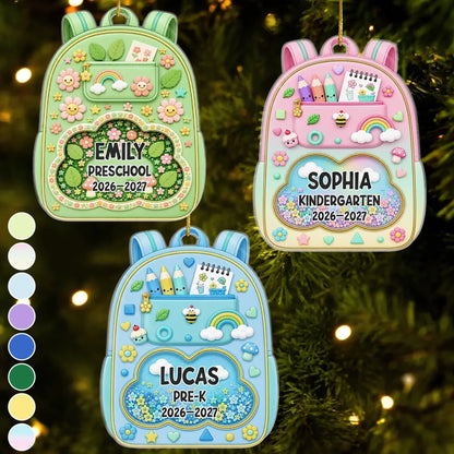 Custom Acrylic Ornament - Personalized Christmas Birthday Gifts For Kids - Learning With So Much Fun
