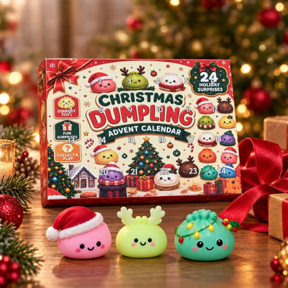 Dumpling Advent Calendar - Christmas Birthday Gifts For Mom, Dad, Brother, Sister, Kids - Merry Little Dumplings