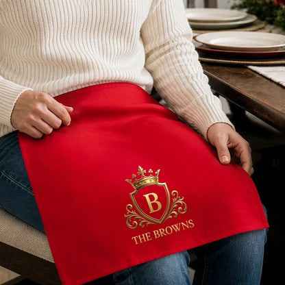 Custom Cotton Napkin - Personalized Christmas Birthday Gifts For Mom, Dad, Brother, Sister - Merry All The Way