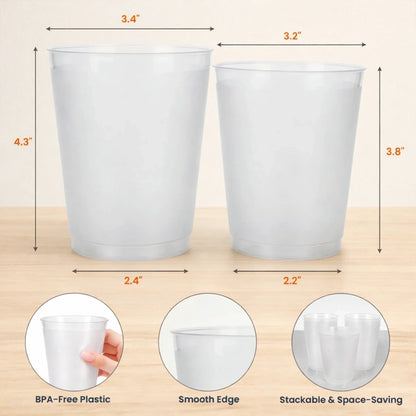 Custom Party Cups - Personalized Christmas Birthday Gifts For Mom, Dad, Brother, Sister - Where Love Always Lives Forever