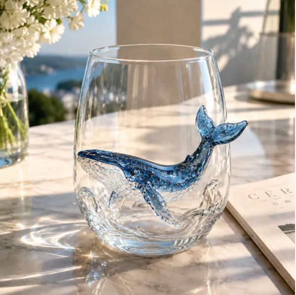 🔥LAST DAY 50% OFF - 🌊 3D Ocean Animal Artisan Glassware Collection for Fresher Sips, Coastal Elegance & Elevated Home Bar Vibes