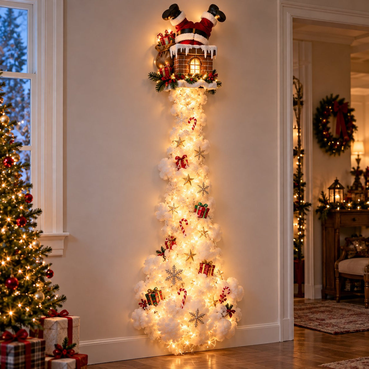 🎄 Christmas Magic Trail Wall Light — A Magical Christmas Scene on Your Wall ✨