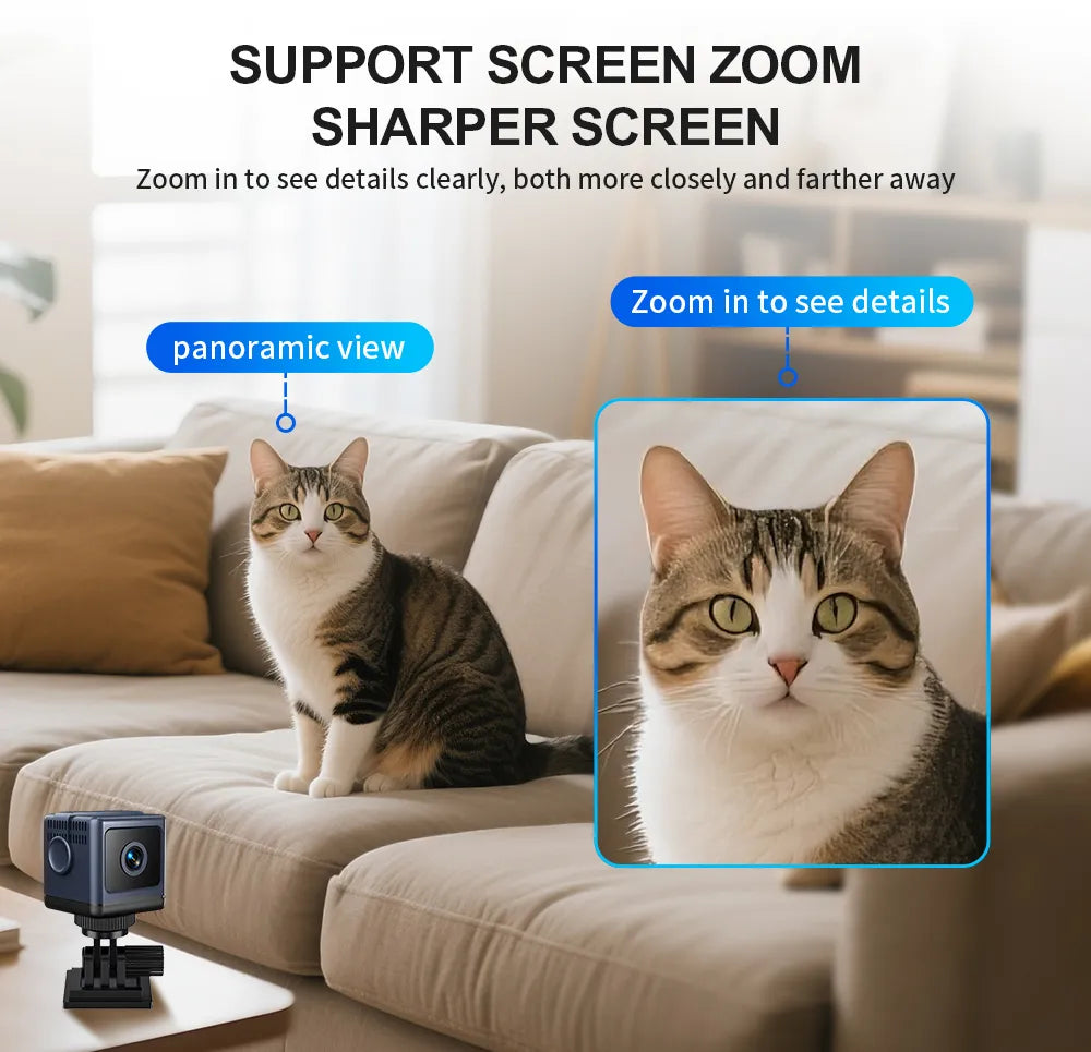 🔥Smart WiFi Security Camera – 1080P HD, Night Vision, Motion Detection, Low Power