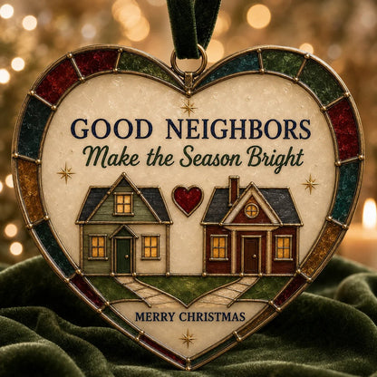 ✨ Heartfelt "Stained-Glass Style" Christmas Ornaments | The Perfect Holiday Gift for Everyone You Love ❤️🎄