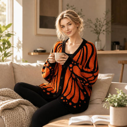 Monarch Butterfly Cardigan