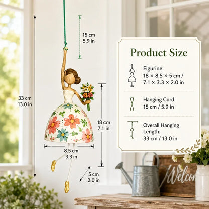 💃Whimsical Dancing Lady Hanging Ornament 🌸
