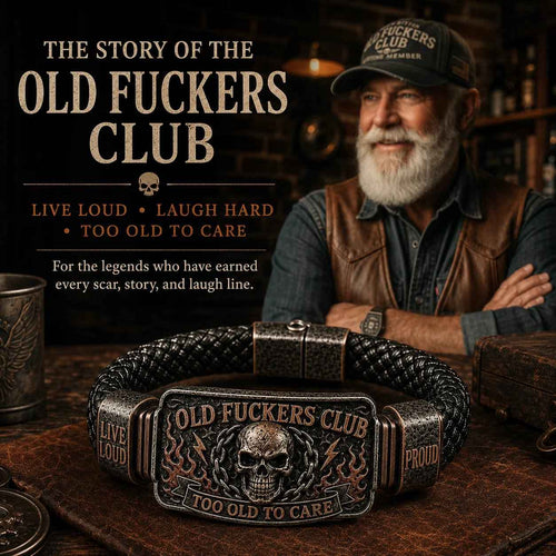 ☠️ Old Legends Club Bracele🪓 | 2026 Limited Edition Vintage Bracelet - Only 17 Left