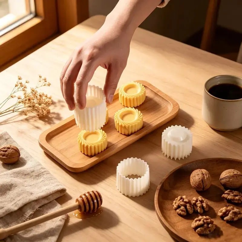 🍪✨ Easy-Press Pastry & Cookie Mold – Perfect Shapes in Seconds