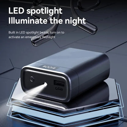 🎧 50% OFF NOW! 🎵 Open-Ear Wireless Earphones – Comfort Fit, Bluetooth 5.4 & LED Flashlight Case 🔦