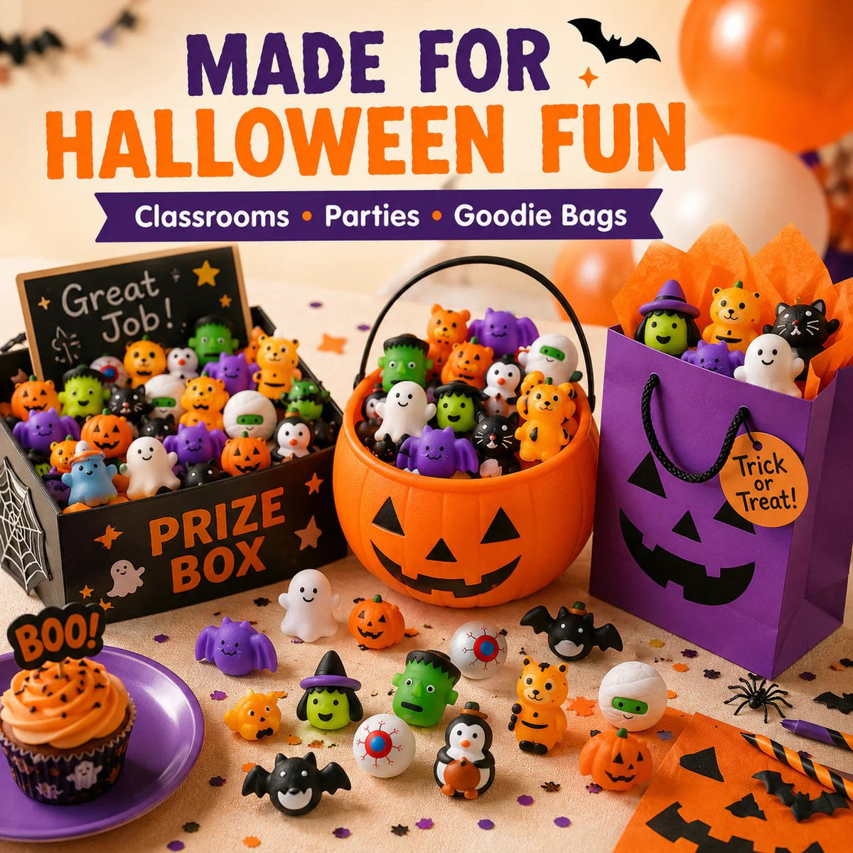 🎃Last Day 50% OFF🔥 - 🎃 30PCS Halloween Mochi Squishy Toys