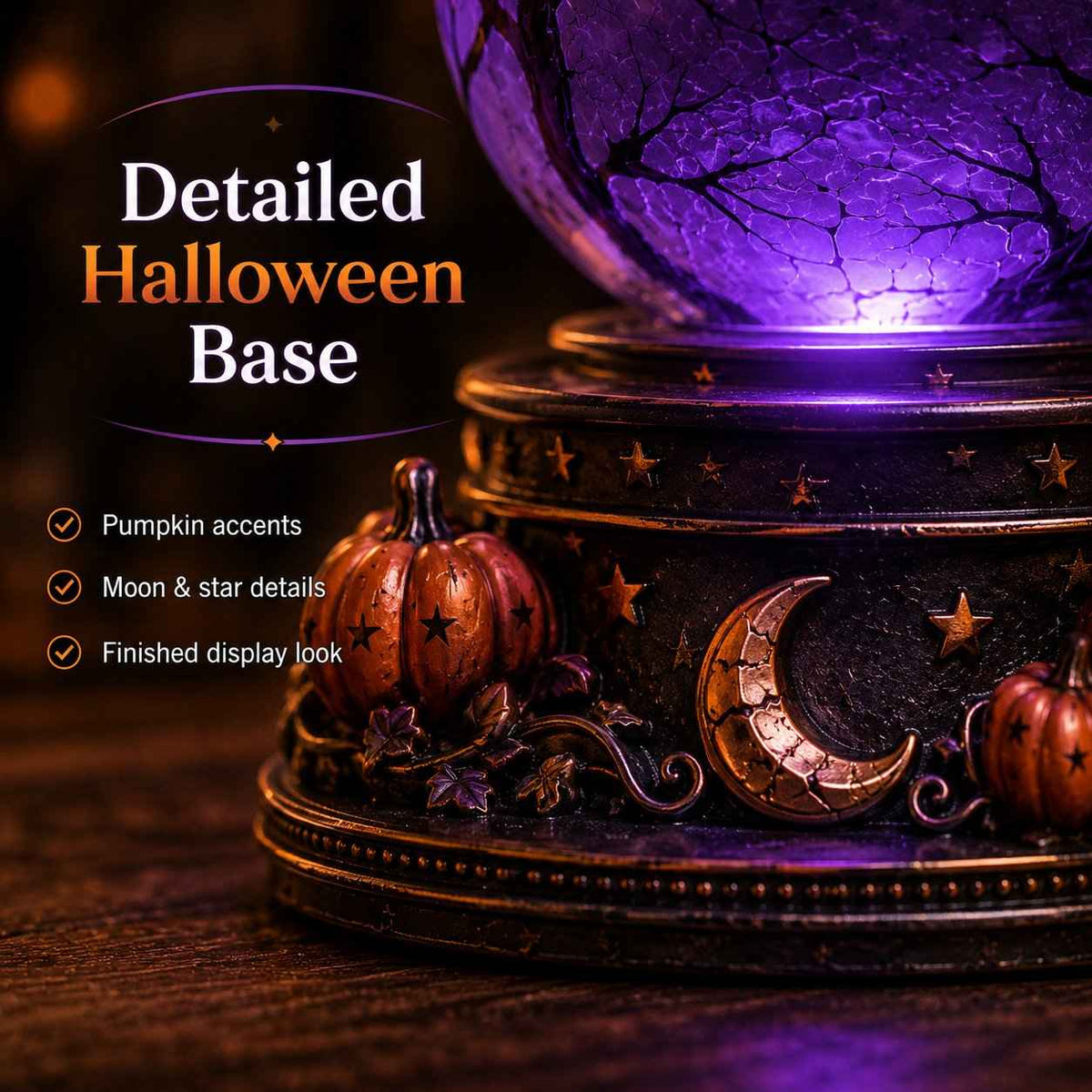 🔥 Today 49% OFF-👻 Halloween Crystal Ball Lamp🔮 The Perfect Halloween Decoration🎃