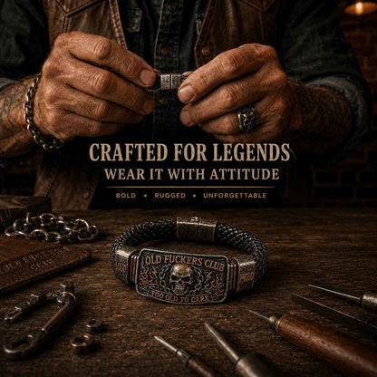 ☠️ Old Legends Club Bracele🪓 | 2026 Limited Edition Vintage Bracelet - Only 17 Left