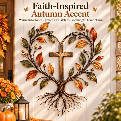 ✝️🌳Faith & Roots Tree of Life Cross Wall Decor