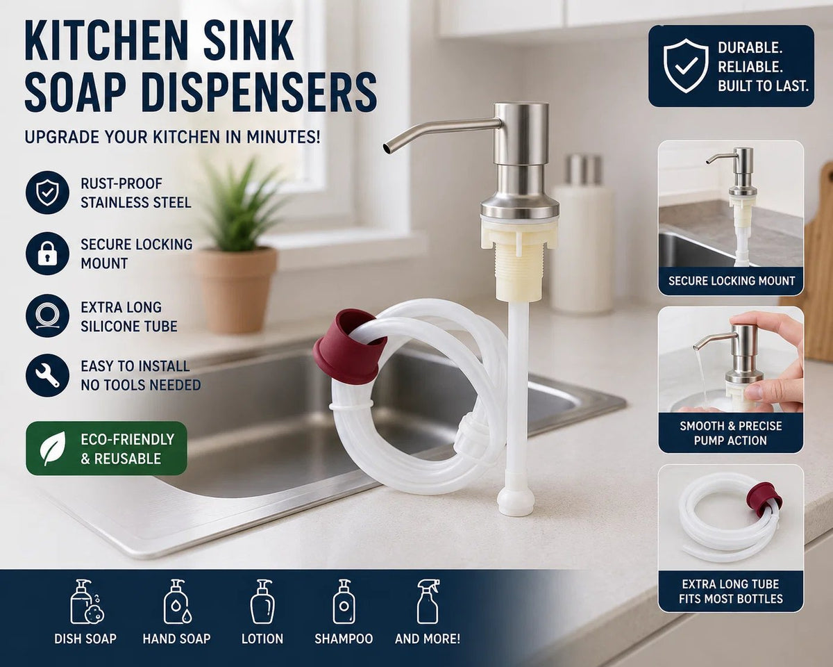 🔥Last Day 30% OFF - Kitchen Sink Soap Dispensers✨