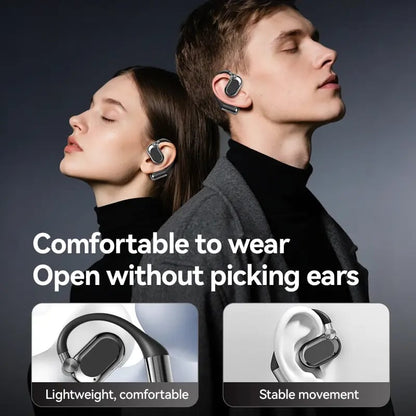 🎧 50% OFF NOW! 🎵 Open-Ear Wireless Earphones – Comfort Fit, Bluetooth 5.4 & LED Flashlight Case 🔦