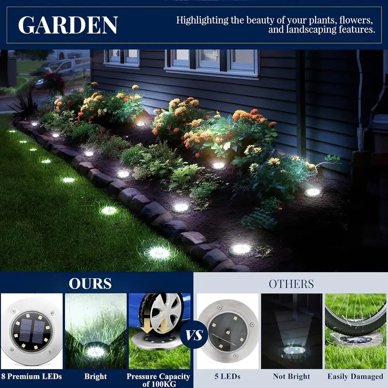 ✨Solar Lights for Outside,12 Pack Solar Lights Outdoor Waterproof