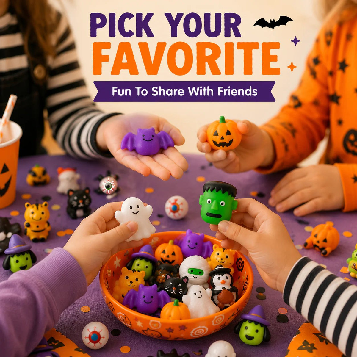 🎃Last Day 50% OFF🔥 - 🎃 30PCS Halloween Mochi Squishy Toys