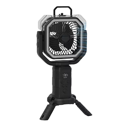 ❄️ CampMist 4-in-1 Portable Cooling Mist Fan – 20,000mAh Battery, LED Light & Power Bank