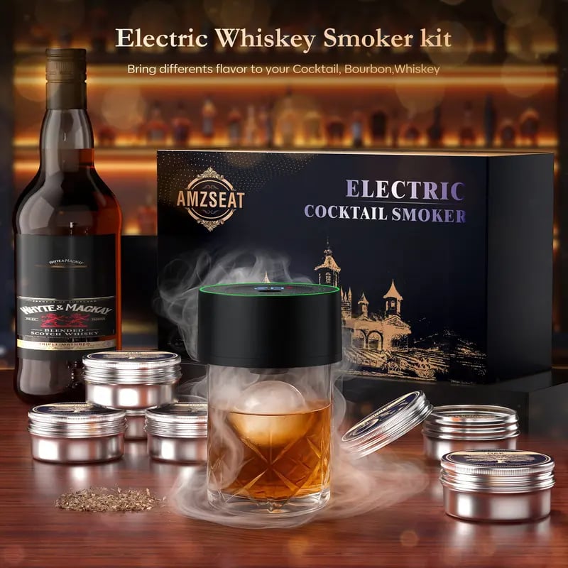 🎁Hot Sale Promotion 39% OFF🔥Luxury Electric Whiskey Smoker Kit