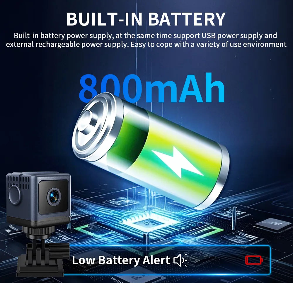 🏡Smart WiFi Security Camera – 1080P HD, Night Vision, Motion Detection, Low Power✨