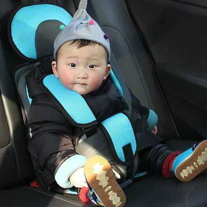 🔥 50% OFF NOW! 🚗 Foldable Child Car Safety Seat – Lightweight, Portable & Fits 0-12 Years – For Cars, Planes & Trains 🛡️