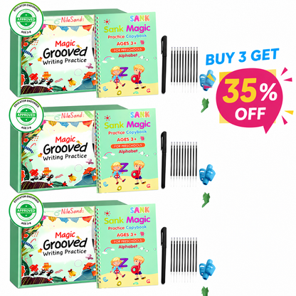 💥LAST DAY SALE 50%OFF💥📚MagicBook | Kids Practice Copybook Set (4Pcs/Set)