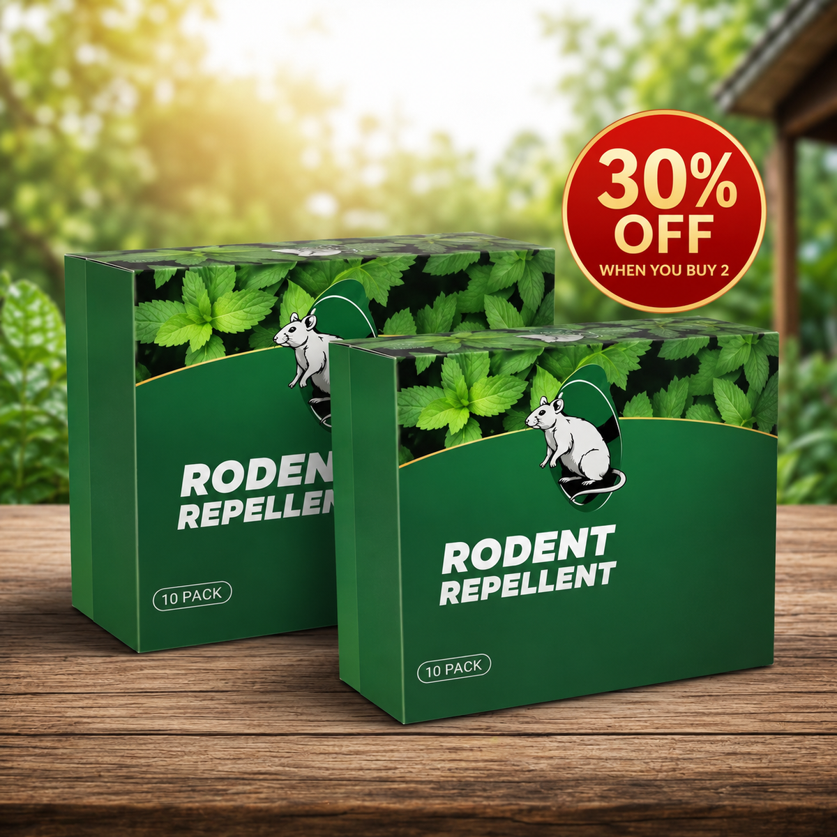 💥LAST DAY SALE 50%OFF💥🟢 Natural Peppermint Rodent Repellent Tablets – 10 Pack