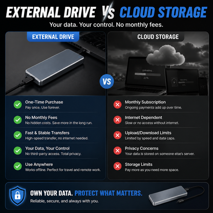 ⚡ LAST DAY 50% OFF – Portable External SSD for Photos & Videos