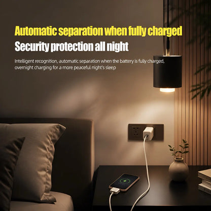 Smart Auto-Disconnect USB Charging Cable: Anti-Overcharge Protection