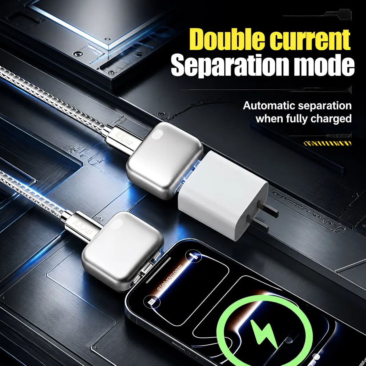 Smart Auto-Disconnect USB Charging Cable: Anti-Overcharge Protection