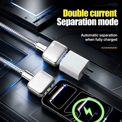 Smart Auto-Disconnect USB Charging Cable: Anti-Overcharge Protection