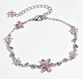 Blooming Sakura Bracelet 🌸Wear a Garden of Elegance on Your Wrist