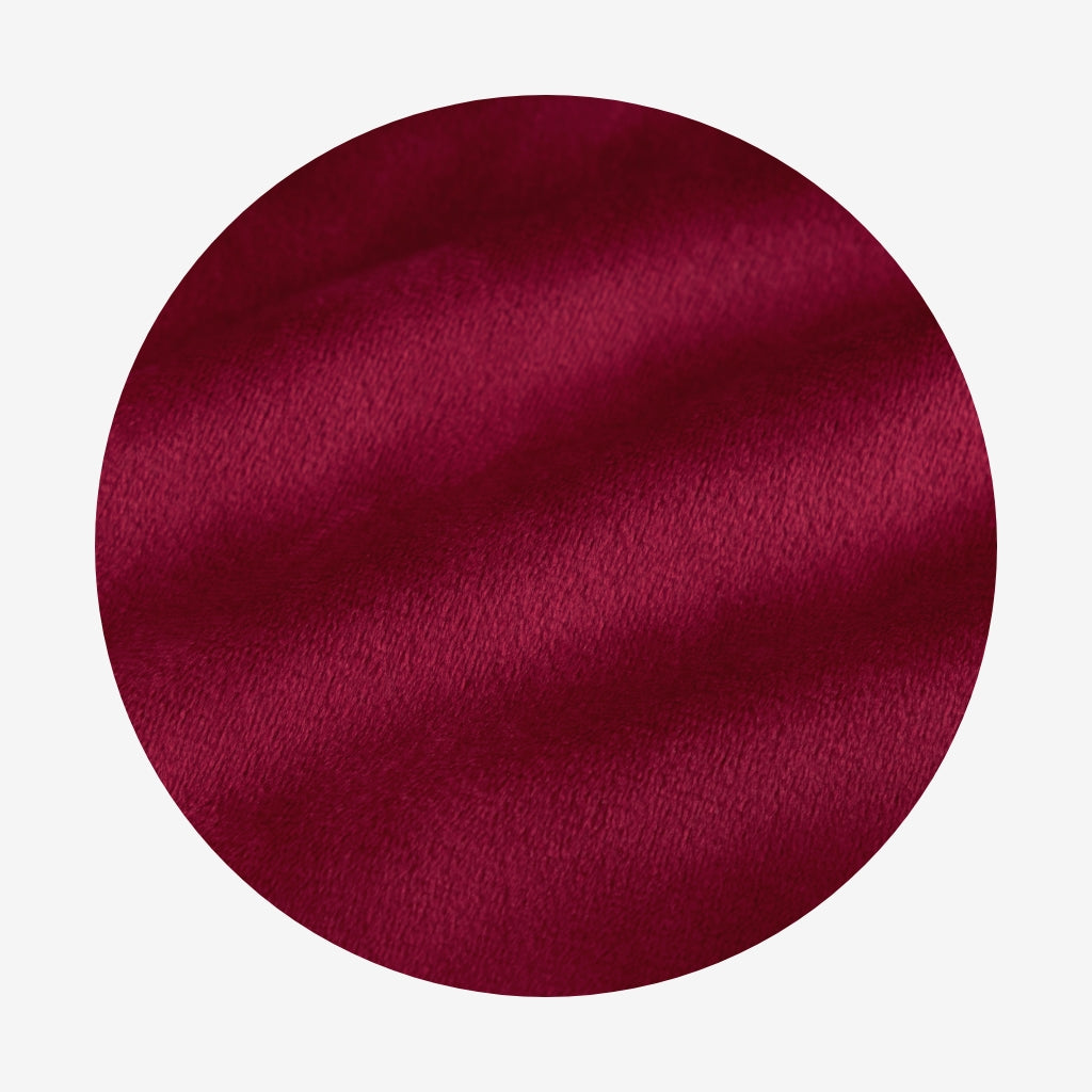 Deep Garnet Velveteen Babydoll Petticoat Dress