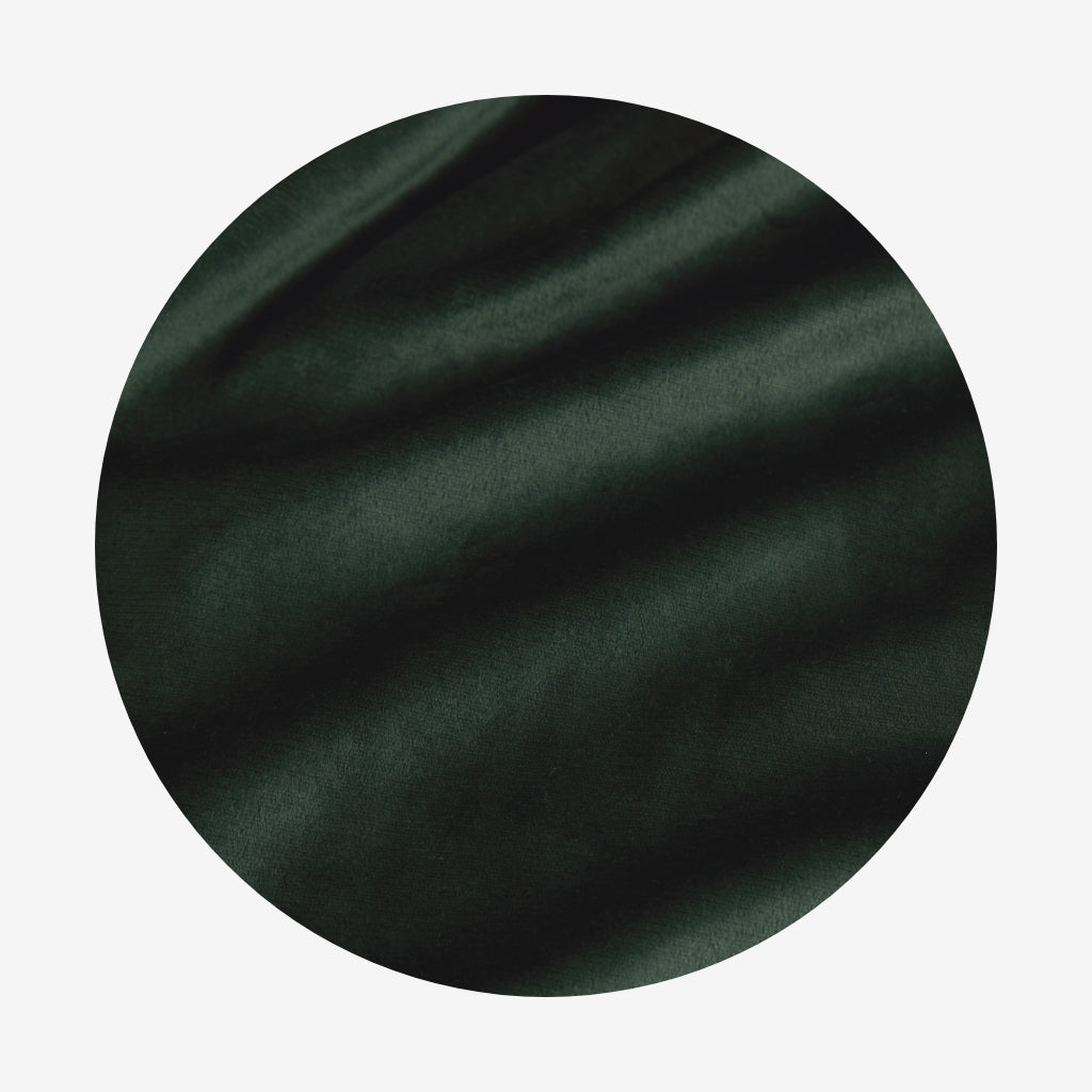 Evergreen Velveteen Babydoll Petticoat Dress