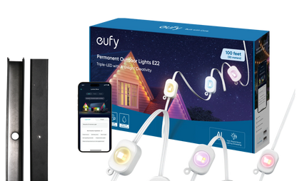 SnapTrack® For EUFY Permanent Outdoor Lights- Metal Channel System