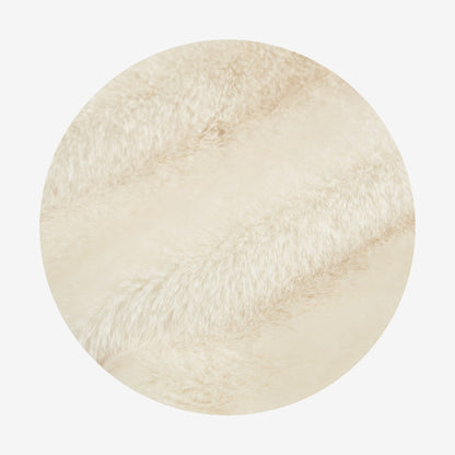 Ivory Faux Fur Shrug